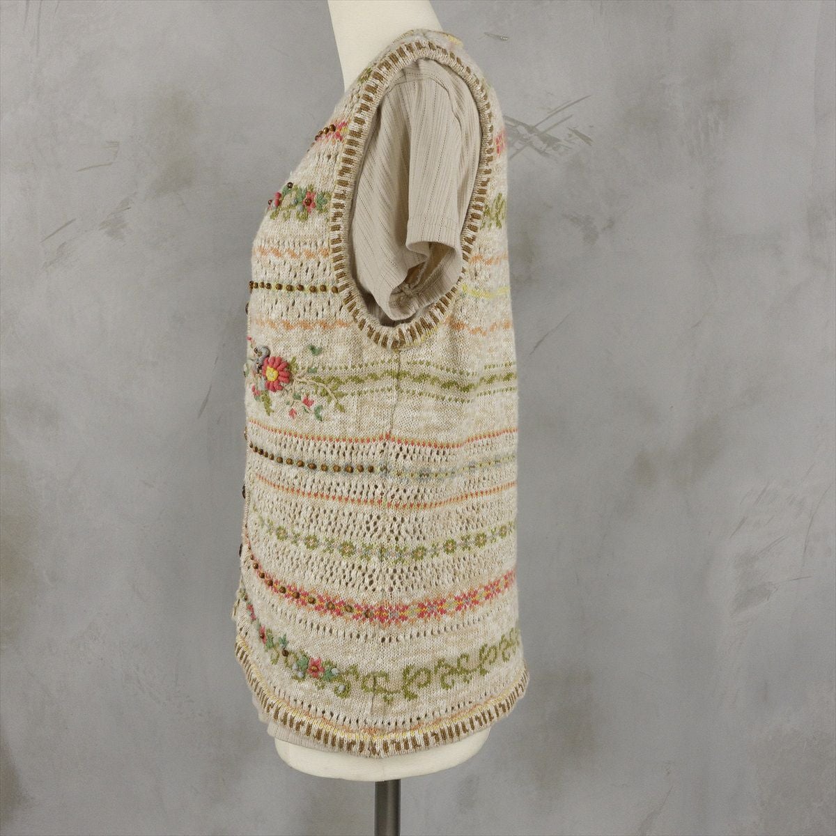 古着 SUSAN BRISTOL 花柄 ニットベスト | Flamingo Online 古着屋 古着 SUSAN BRISTOL 花柄 ニットベスト | Flamingo Online 古着屋