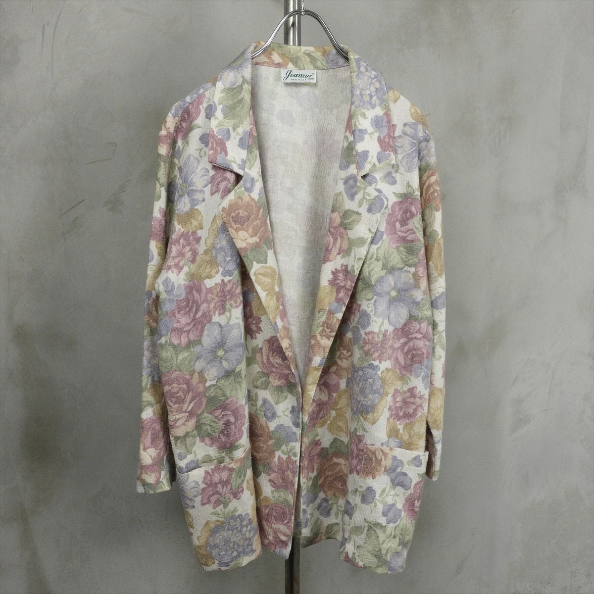 古着 総柄 花柄 テーラードジャケット | Flamingo Online 古着屋