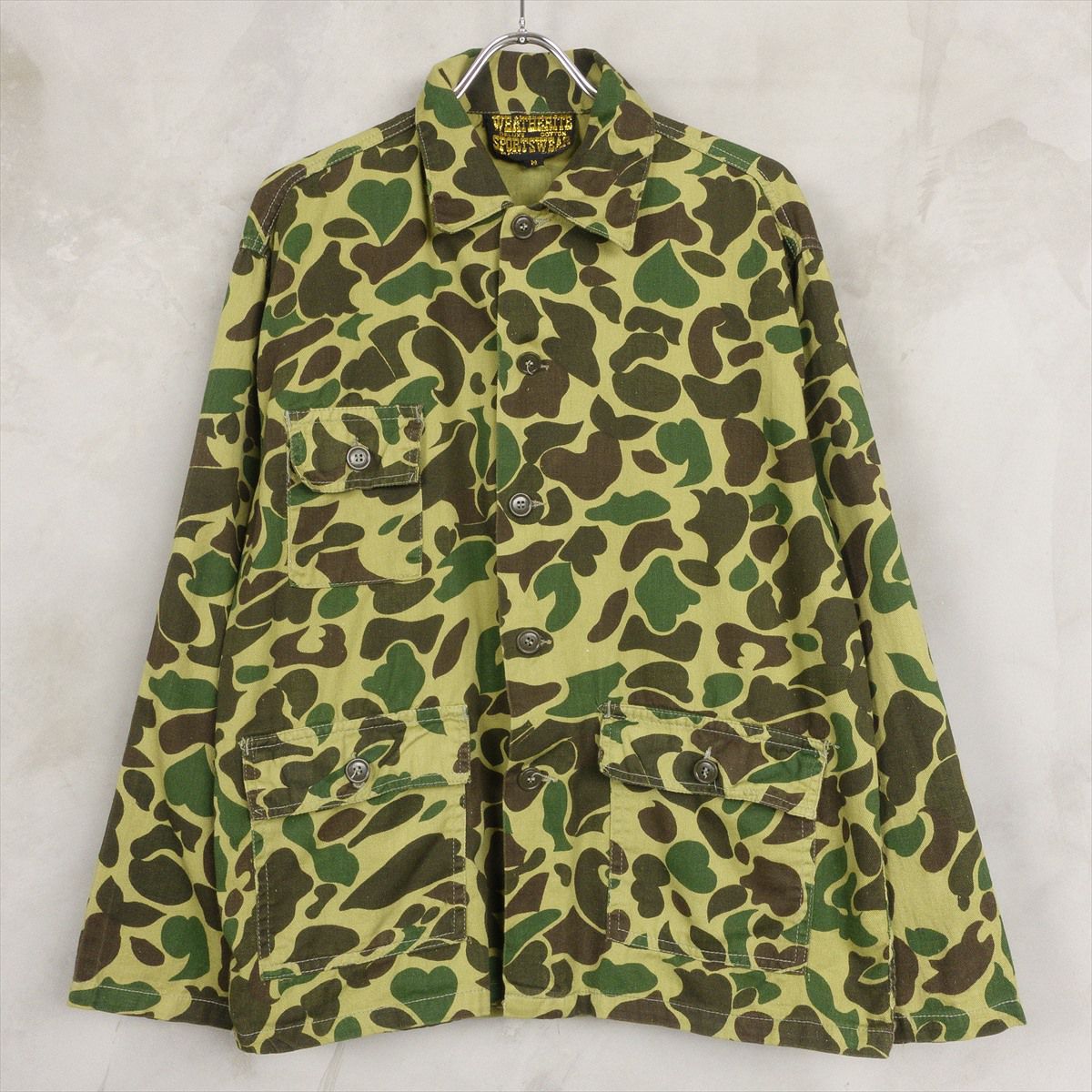 古着 WEATHERITE SPORTSWEAR カモフラージュ柄 ハンティング