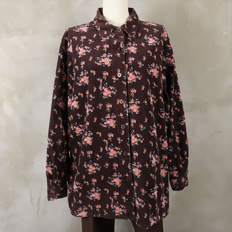 古着 BLAIR 花柄 コーデュロイシャツ | Flamingo Online 古着屋 