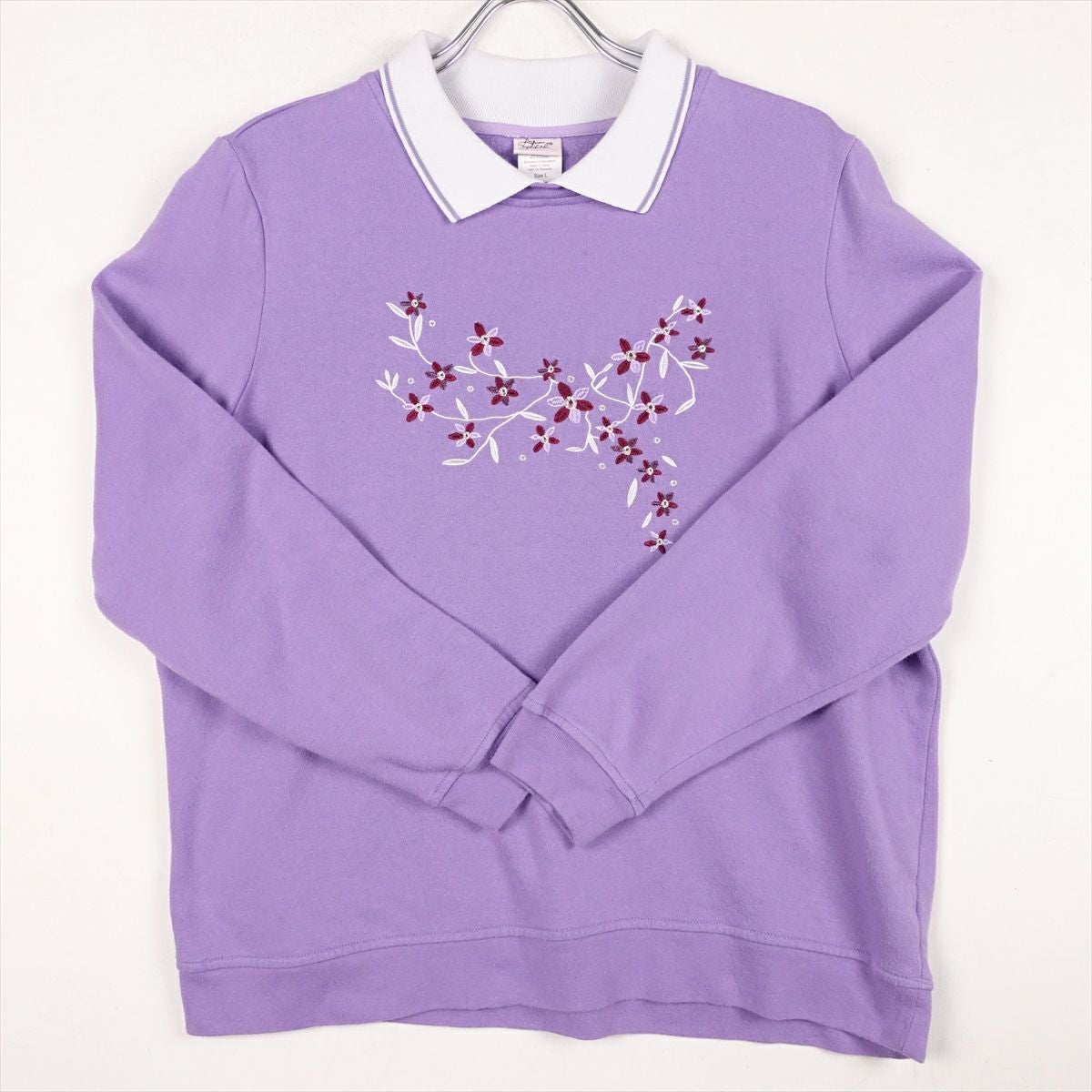 古着 襟付き 刺繍 スウェット | Flamingo Online 古着屋フラミンゴ