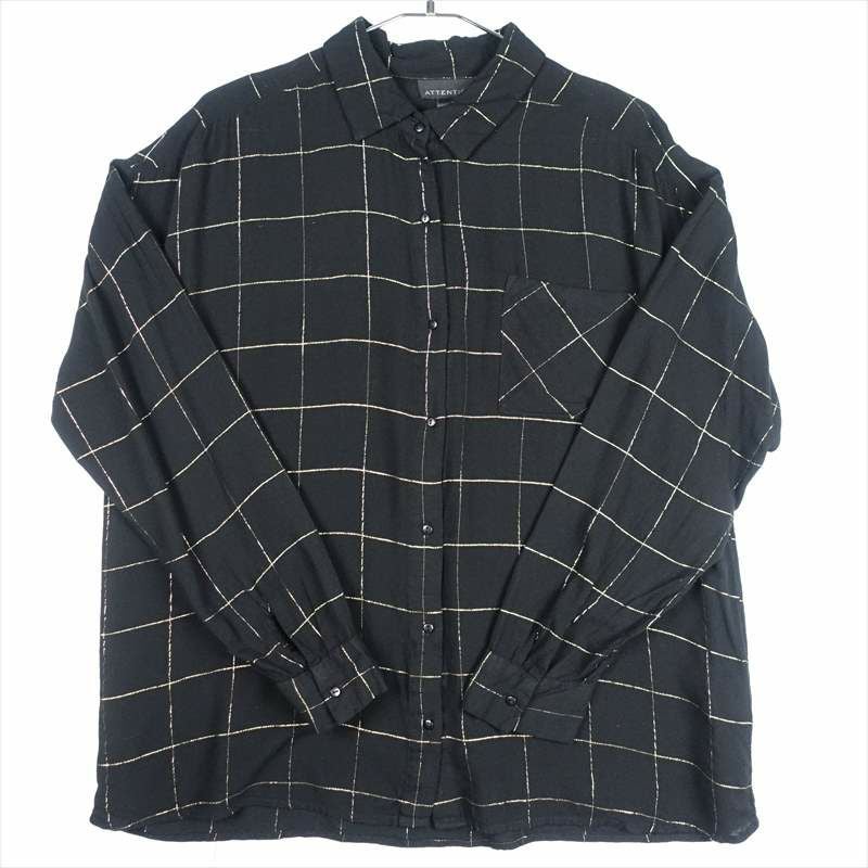 古着のシルクレーヨンシャツ