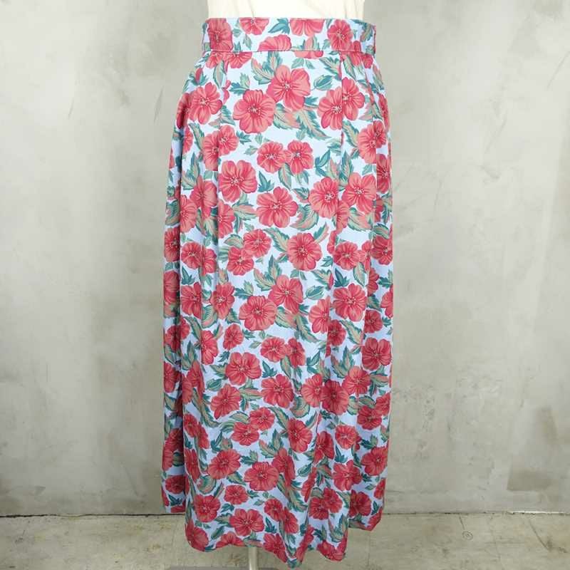 古着の花柄スカート