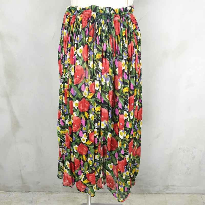 古着の柄スカート