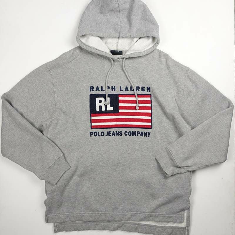 古着のラルフローレンスウェットパーカー