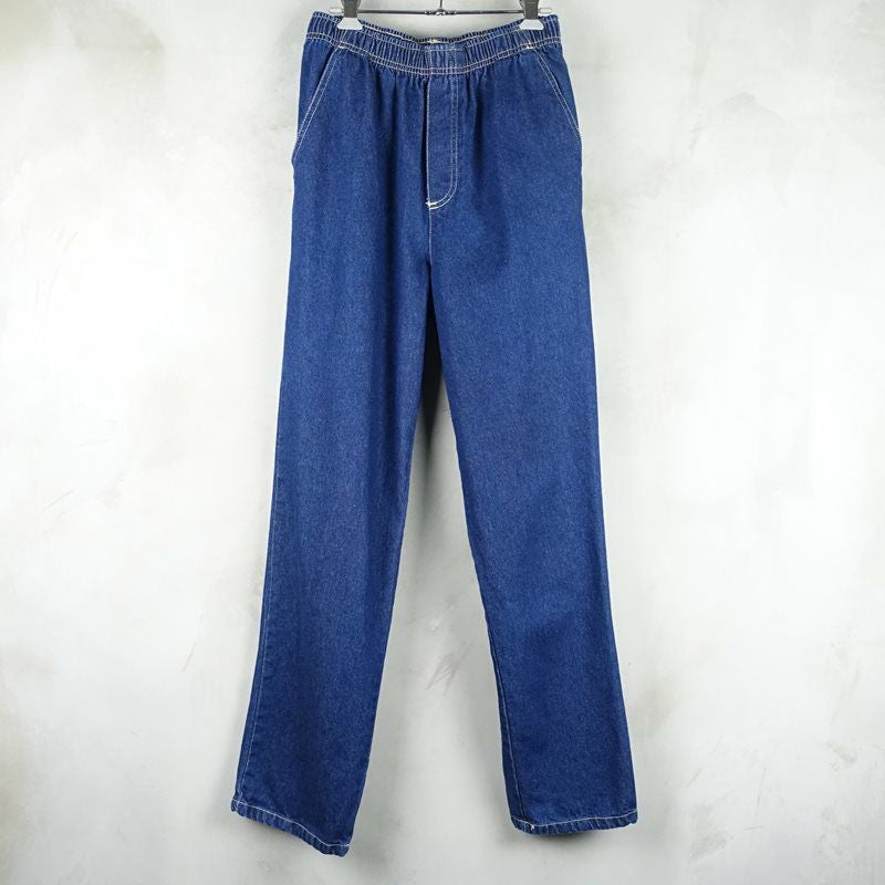 古着のデニムイージーパンツ