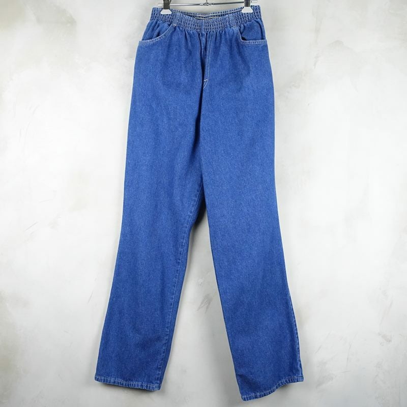 古着のデニムイージーパンツ