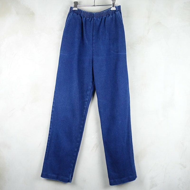 古着のデニムイージーパンツ