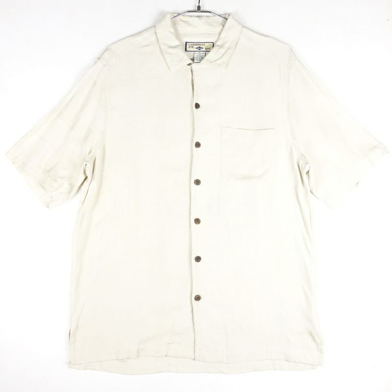 古着のレーヨン柄シャツ