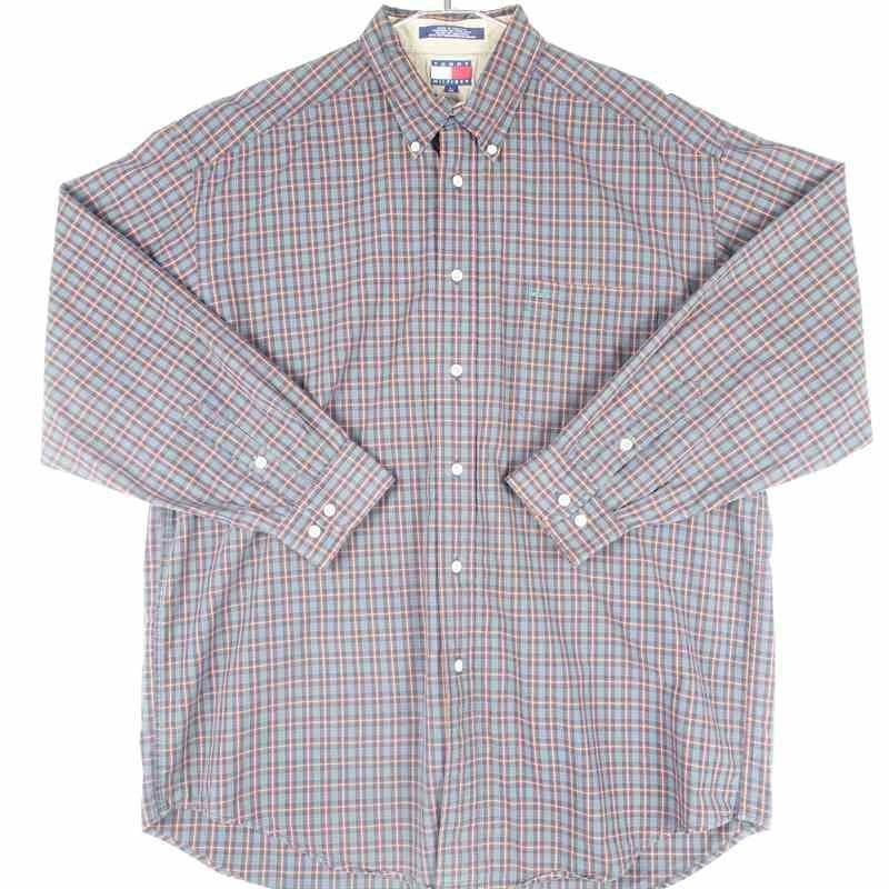 古着のトミーヒルフィガー長袖シャツ