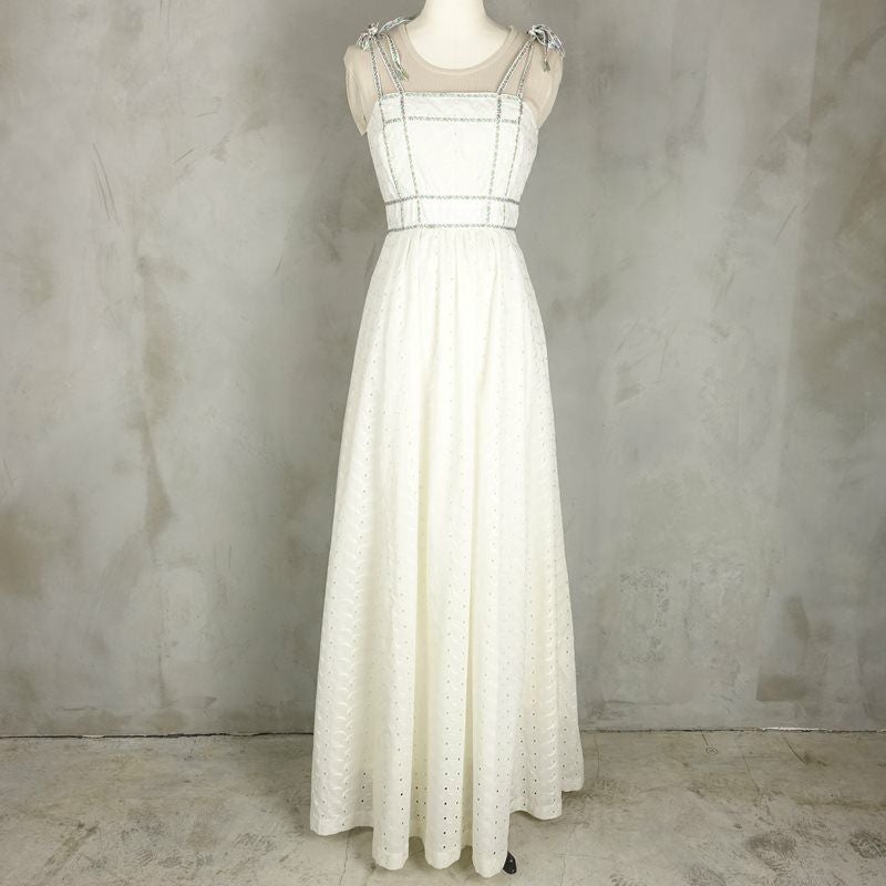 古着のシースルーワンピース