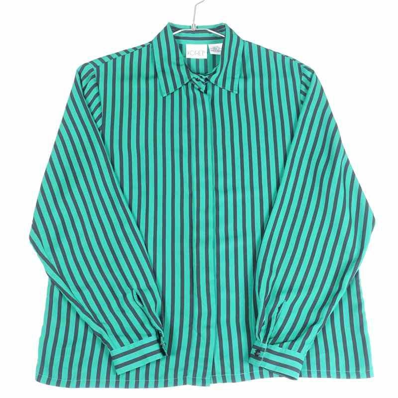 古着の長袖柄シャツ