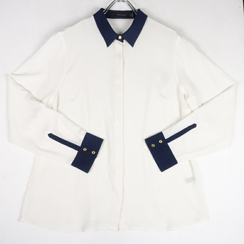 古着の長袖カラーシャツ