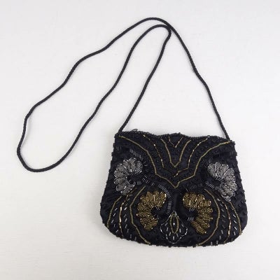 USED ビーズ 刺繍 ショルダーポーチ | Flamingo Online 古着屋 