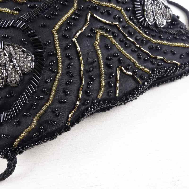 USED ビーズ 刺繍 ショルダーポーチ | Flamingo Online 古着屋 