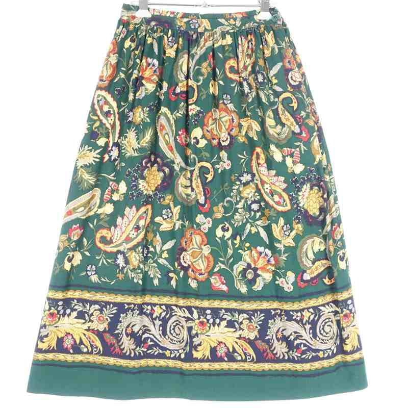 古着の総柄スカート