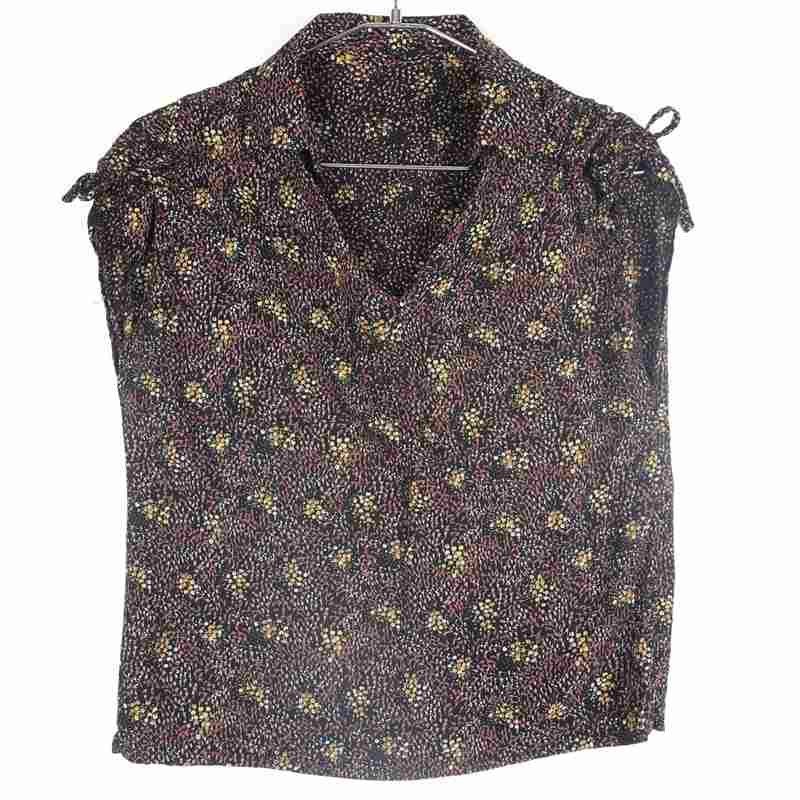 古着の花柄プルオーバートップス