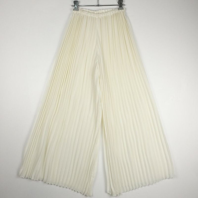 古着のプリーツワイドパンツ