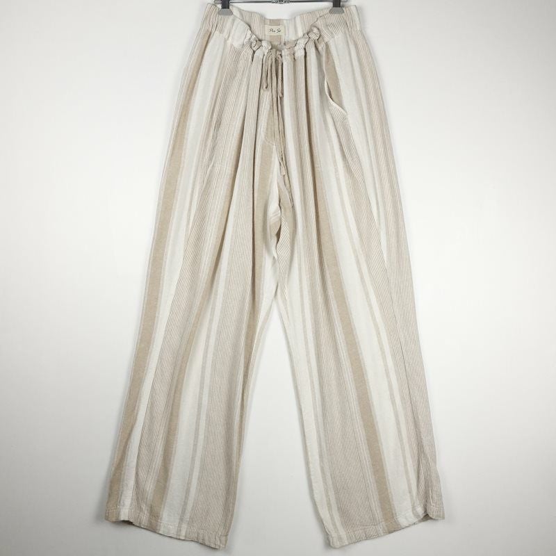 古着のストライプワイドパンツ