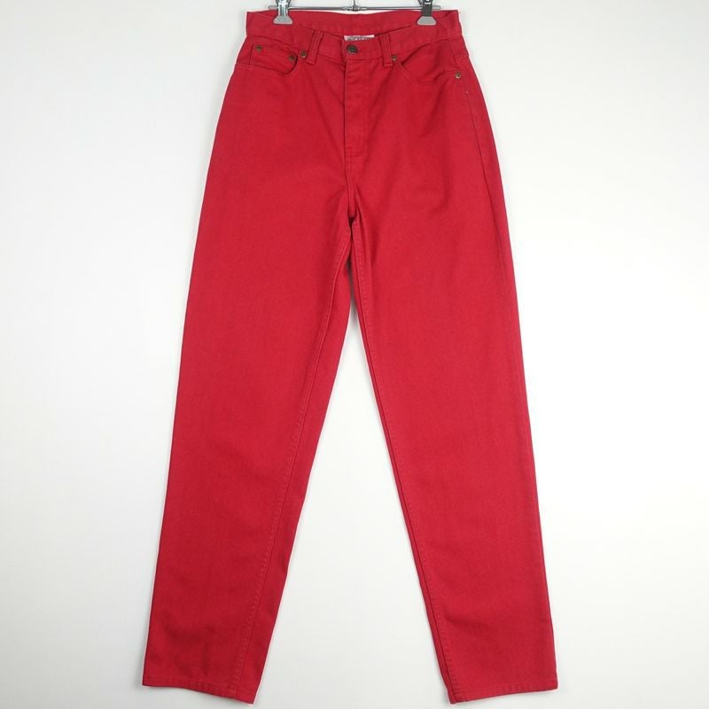 古着のカラーデニムパンツ