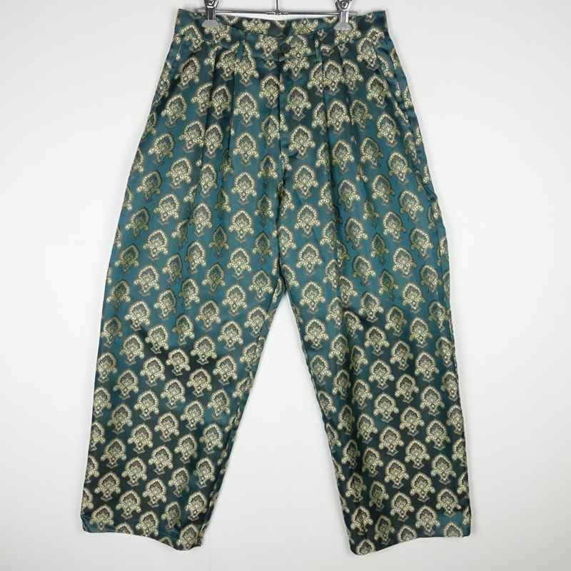 ファファットの光沢柄スラックス