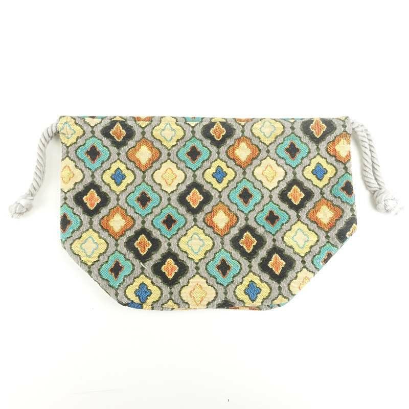 ファファットの総柄 巾着バッグ マルチ