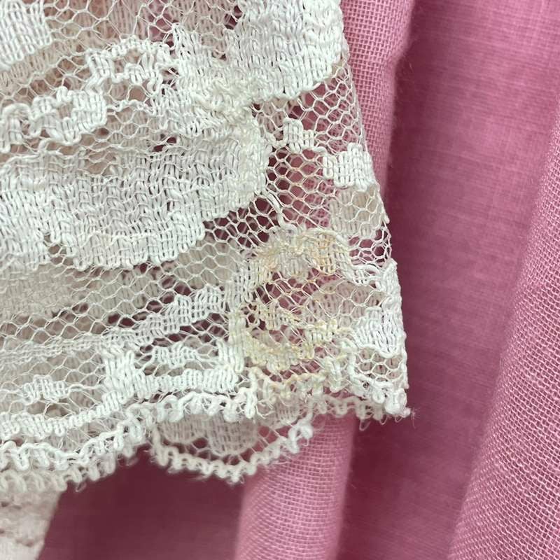 古着 70s vintage ピンク レース ドレス | Flamingo Online 古着屋