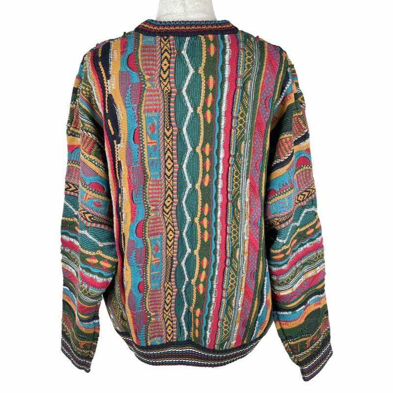 FAFATT 3Dニットクルーネック GREEN | Flamingo Online 古着屋 