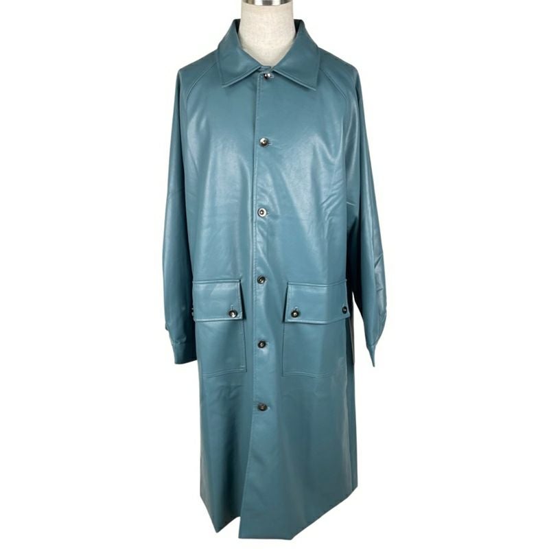 FAFATT ファファット レザーコート BLUE | Flamingo Online 古着屋