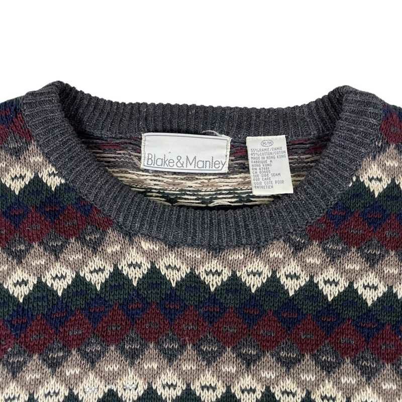 古着 Blake & Manley 総柄ニットセーター | Flamingo Online 古着屋 