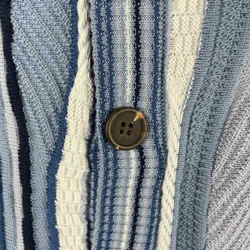 FAFATT 3Dニットカーディガン BLUE BEIGE | Flamingo Online 古着屋