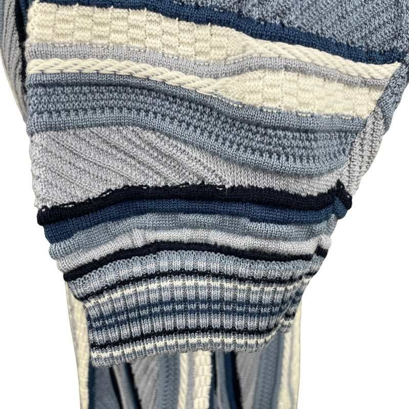 FAFATT 3Dニットカーディガン BLUE BEIGE | Flamingo Online 古着屋
