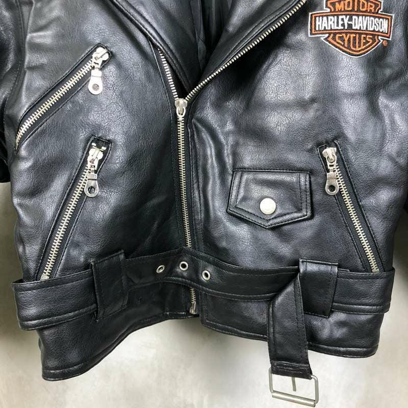 HarleyDavidson キッズ ライダースジャケット ハーレーダビッドソン fcea5d1c684800dd9aa91faac387ee