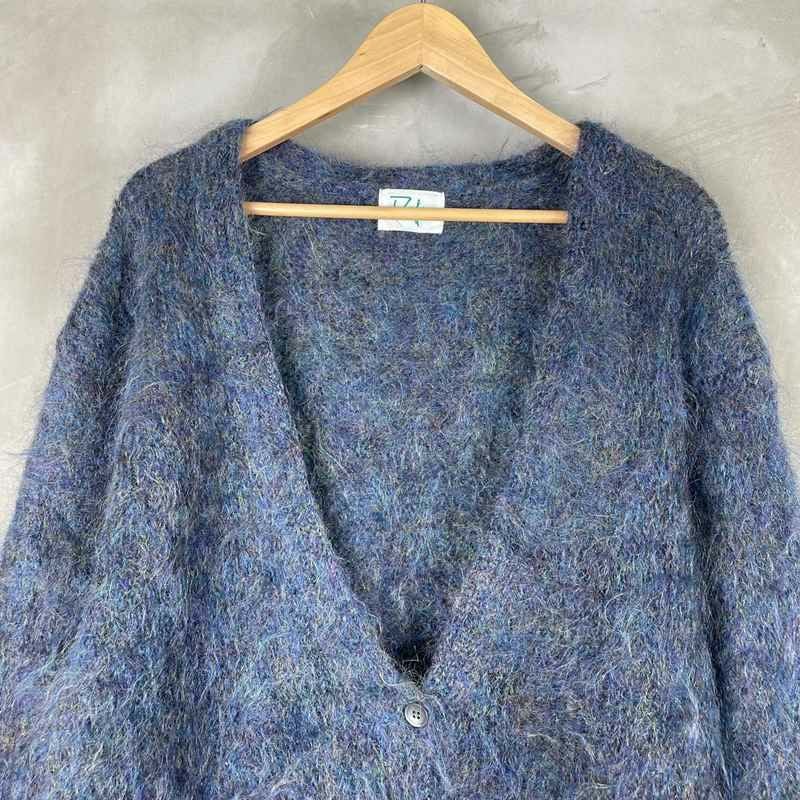 【VINTAGE】ヨーロッパ直輸入❗️モヘアカーディガン　レトロ　古着女子 古着 vintage モヘア カーディガン | Flamingo Online 古着屋