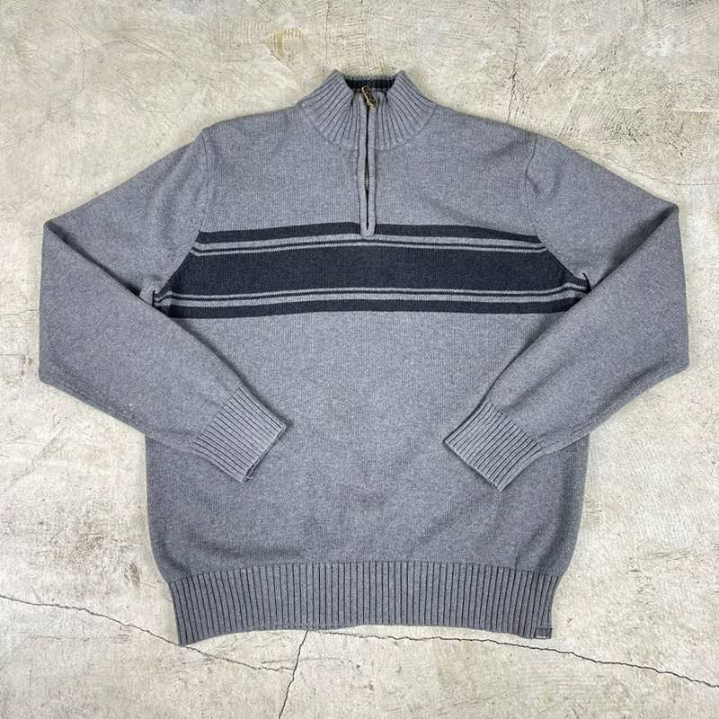 古着 Eddie Bauer ハーフジップ コットンニット | Flamingo Online