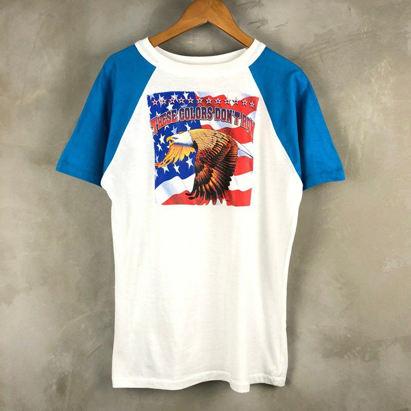 古着 Moorewear ラグラン アニマル プリント Tシャツ | Flamingo 