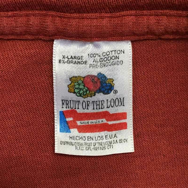 古着 FRUIT OE THE LOOM シングルステッチ vintage デザインTシャツ