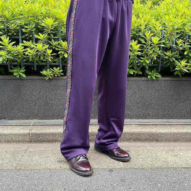 FAFATT 花柄 サイドライン ジャージ パープル | Flamingo Online 古着