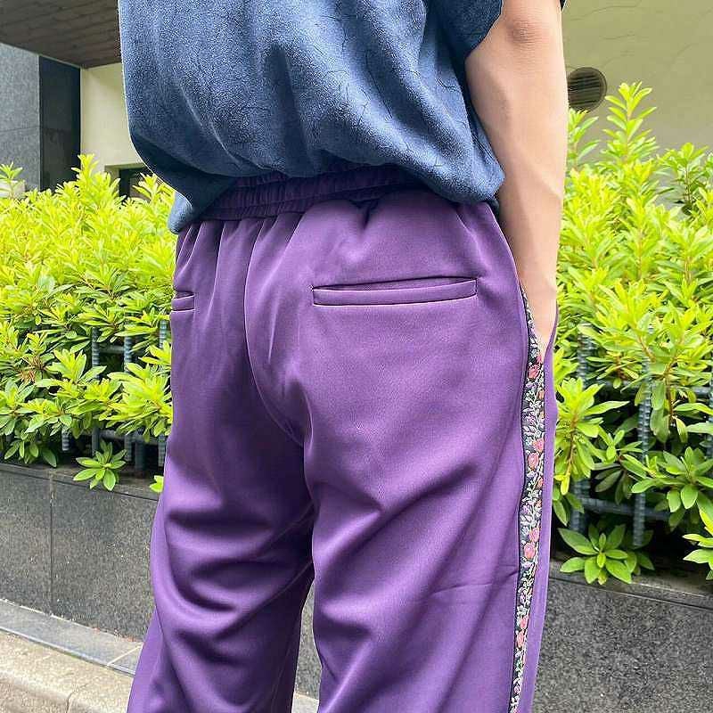 FAFATT 花柄 サイドライン ジャージ パープル | Flamingo Online 古着