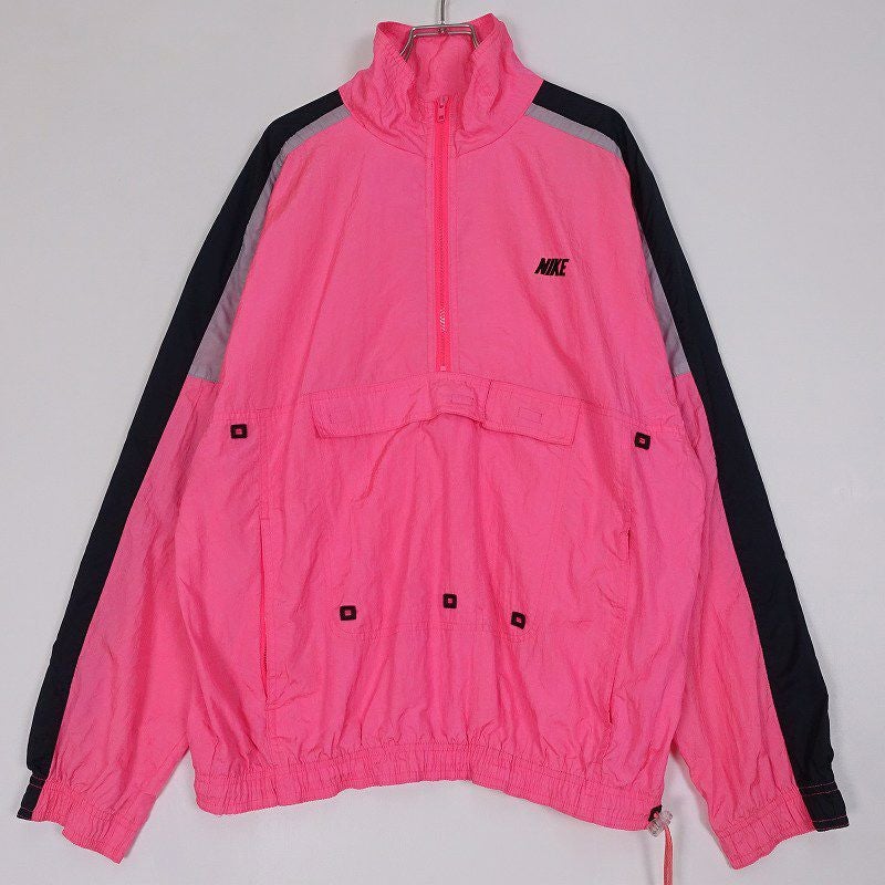 古着 90s NIKE 1Pロゴ プルオーバー ナイロンジャケット | Flamingo
