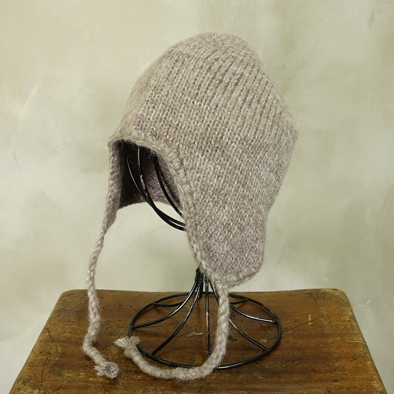 FAFATTニット帽 FAFATT 耳当て ブラウン ニットキャップ | Flamingo Online 古着屋