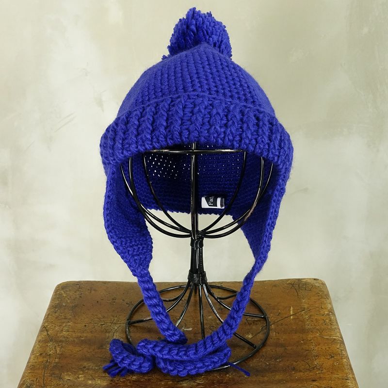 FAFATT ニット帽 FAFATT シンプル ブルー ニットキャップ | Flamingo Online 古着屋
