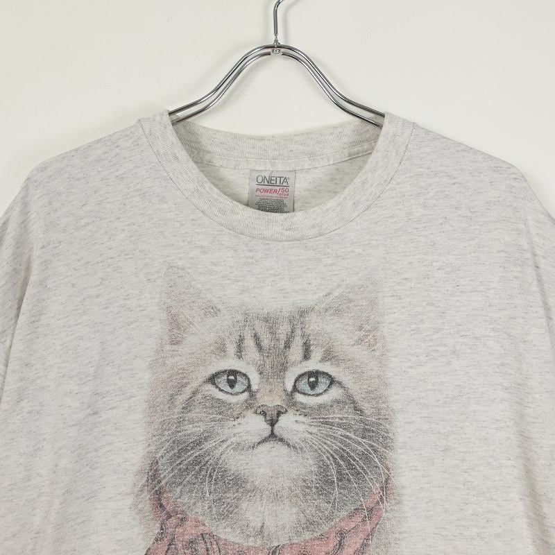古着 90s ONEITA 猫プリント Tシャツ | Flamingo Online 古着屋