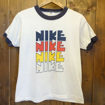 古着 70s ゴツナイキ 4段プリント Tシャツ | Flamingo Online 古着屋 