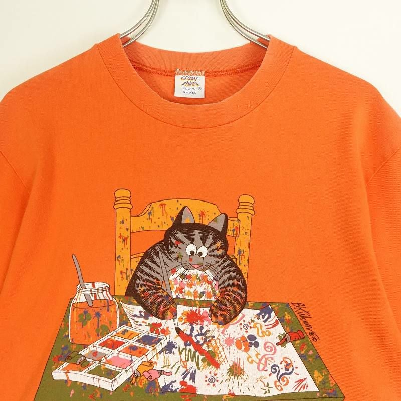 古着 90s crazyshirts 猫プリント Tシャツ | Flamingo Online 古着屋