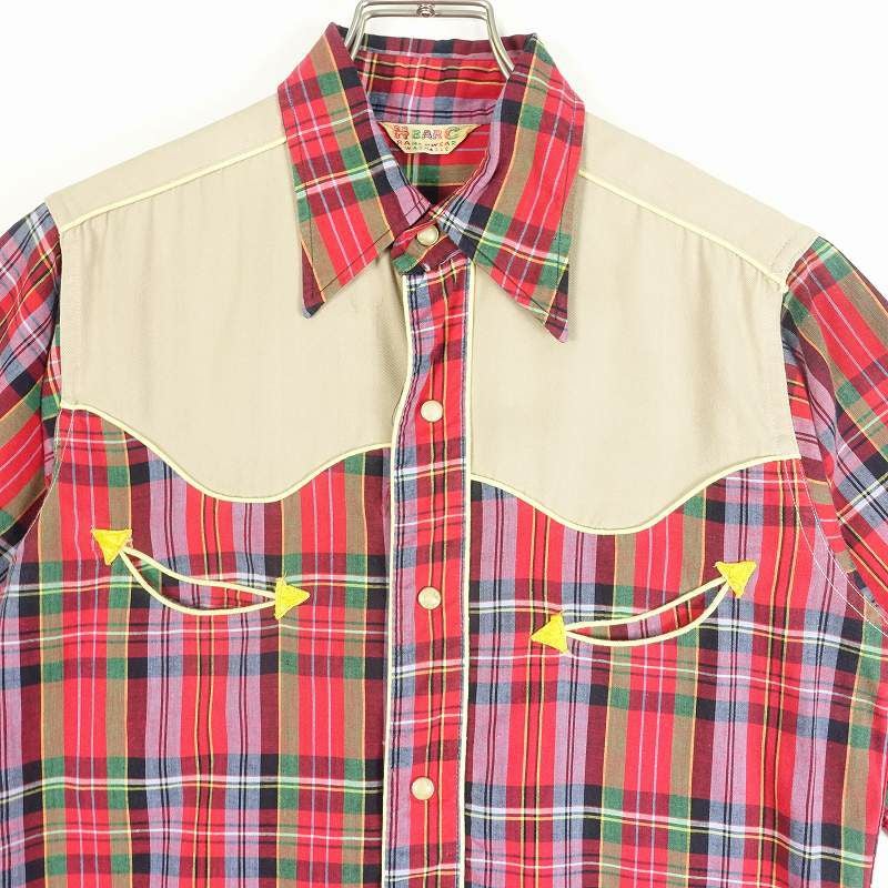 古着 50s vintage H BAR C 半袖 ウェスタンシャツ | Flamingo Online