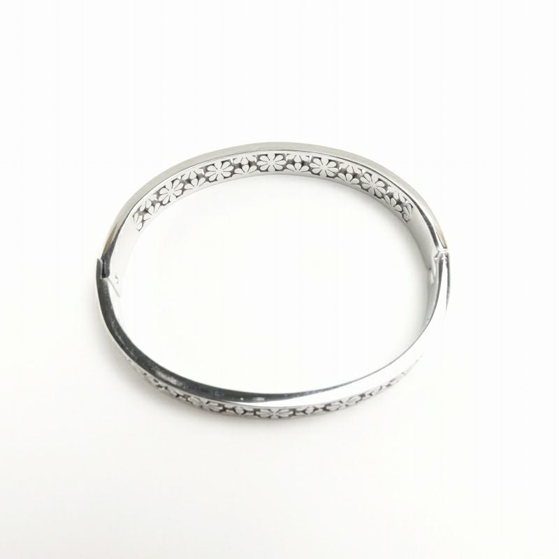 シルバー フラワーモチーフ バングル | Flamingo Online 古着屋