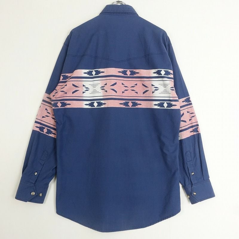 古着 EXPRESS RIDER ネイティブ柄 長袖シャツ | Flamingo Online 古着
