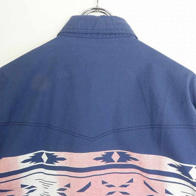 古着 EXPRESS RIDER ネイティブ柄 長袖シャツ | Flamingo Online 古着