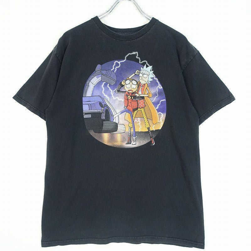 古着 TeeFury キャラクタープリント 黒Tシャツ | Flamingo Online 古着